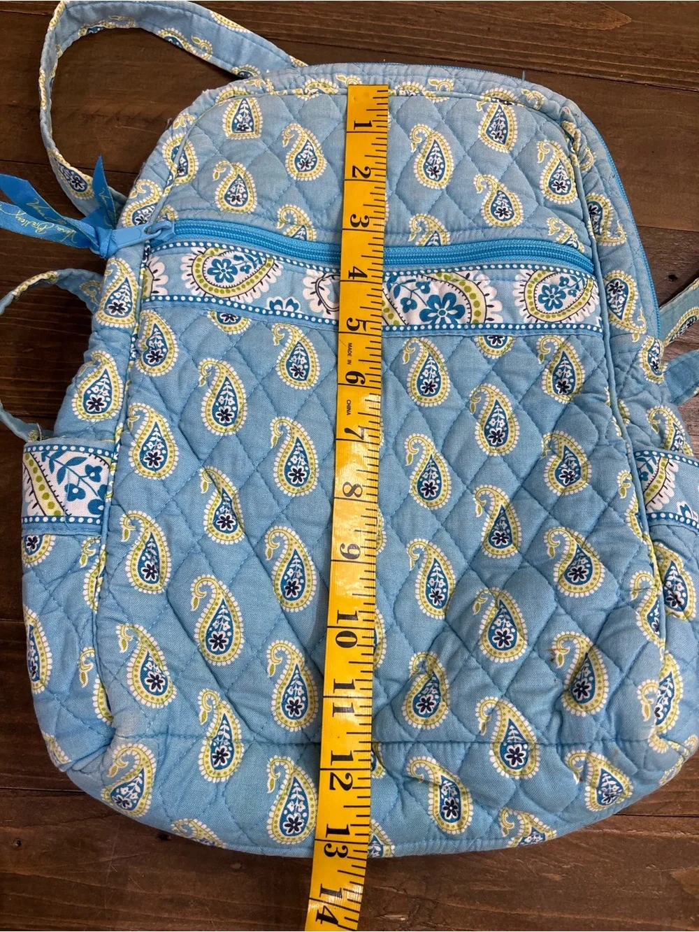 REHAB! Vera Bradley Bermuda Blue Small Backpack